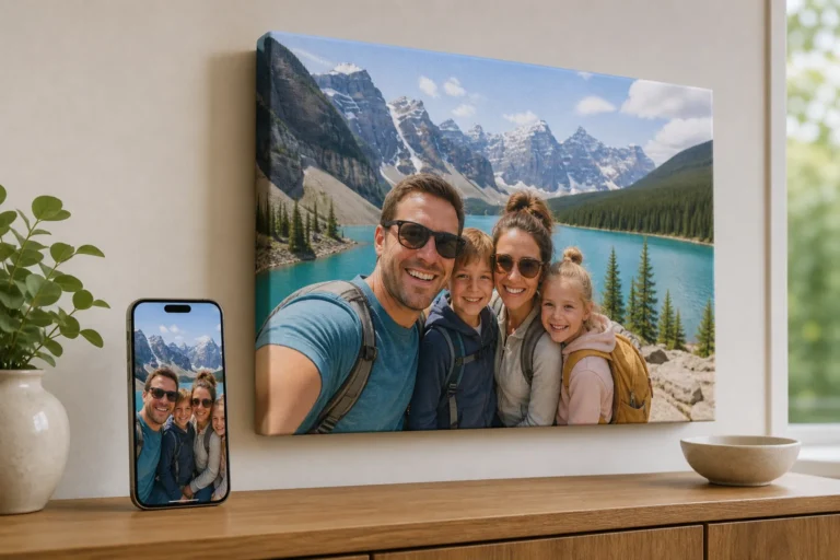 Canvas Photo Prints Online: How to Turn Phone Pictures Into Professional Wall Art