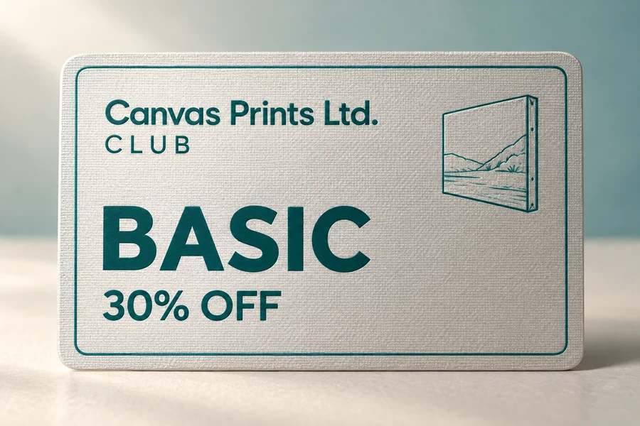 Canvas Prints Ltd. Club — Basic membership, 30% off